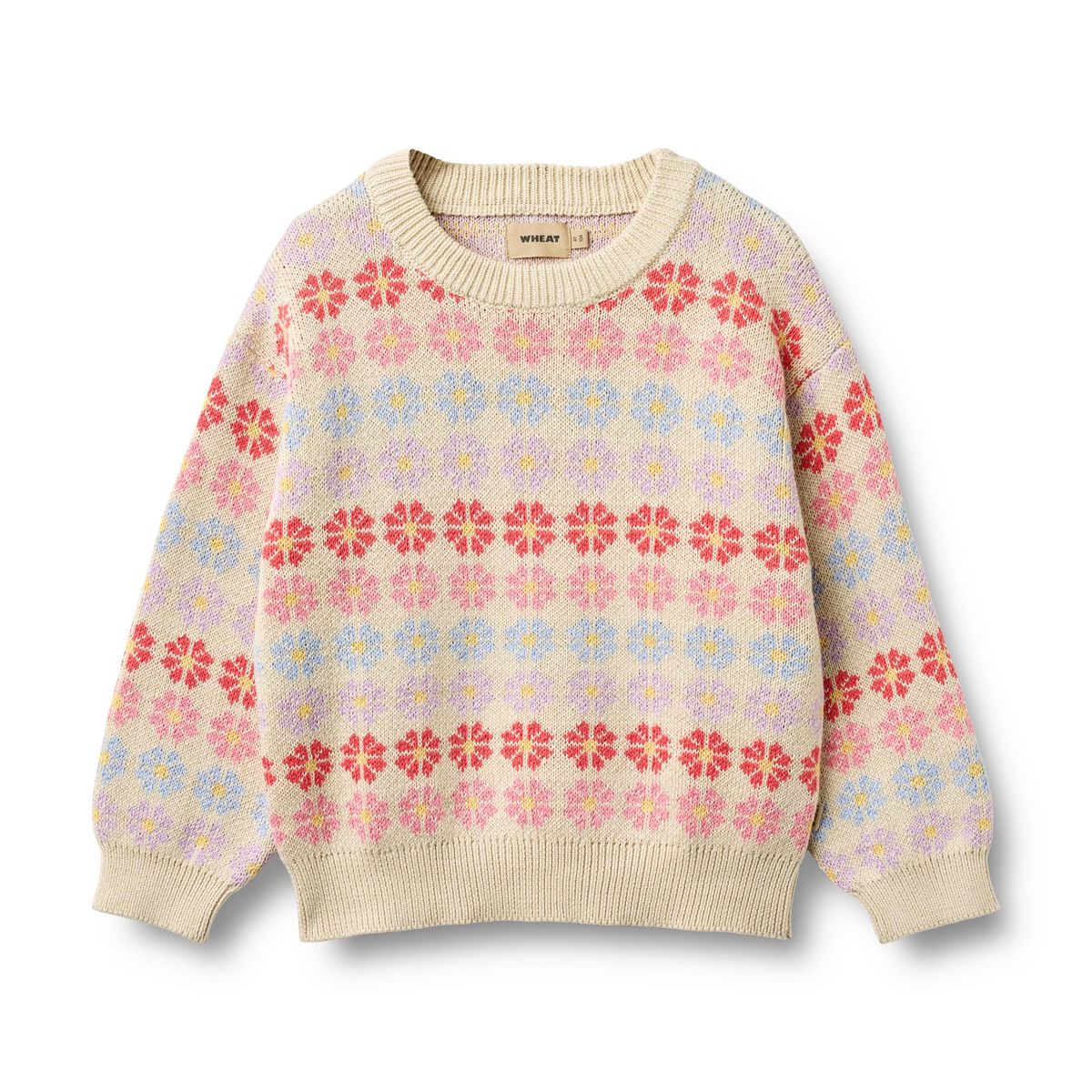 Wheat Harlow Pullover | Sandshell Flowers