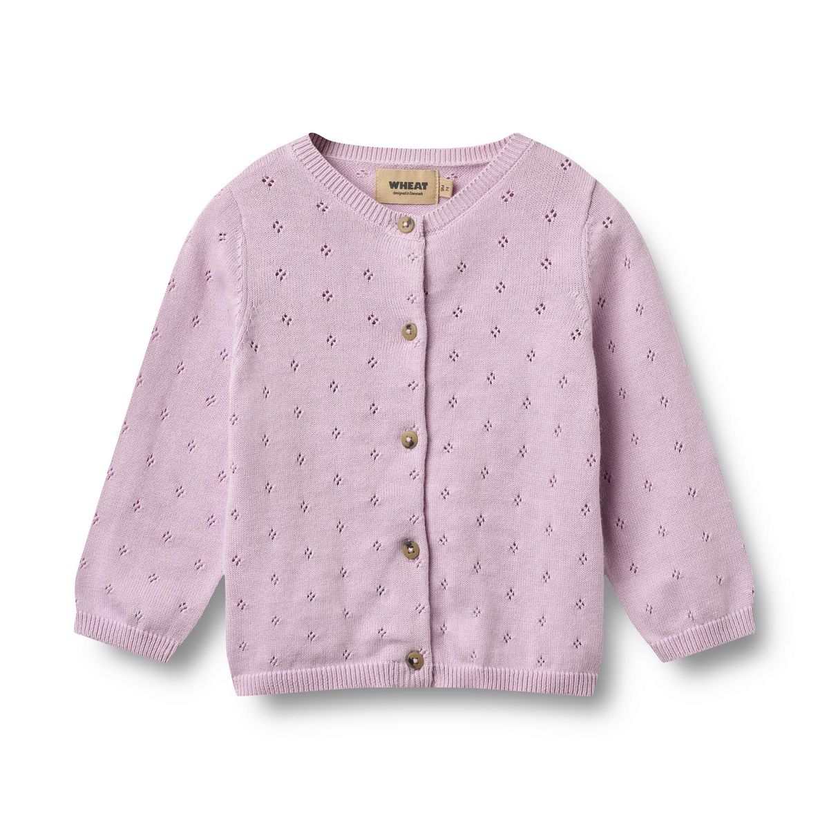 Wheat Knit Maia Cardigan | Lavender