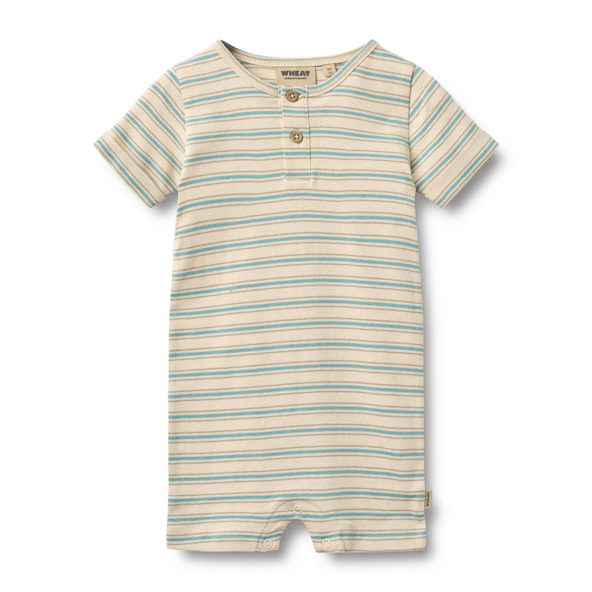 Wheat Alfred Jumpsuit | Spring Lake Stripe