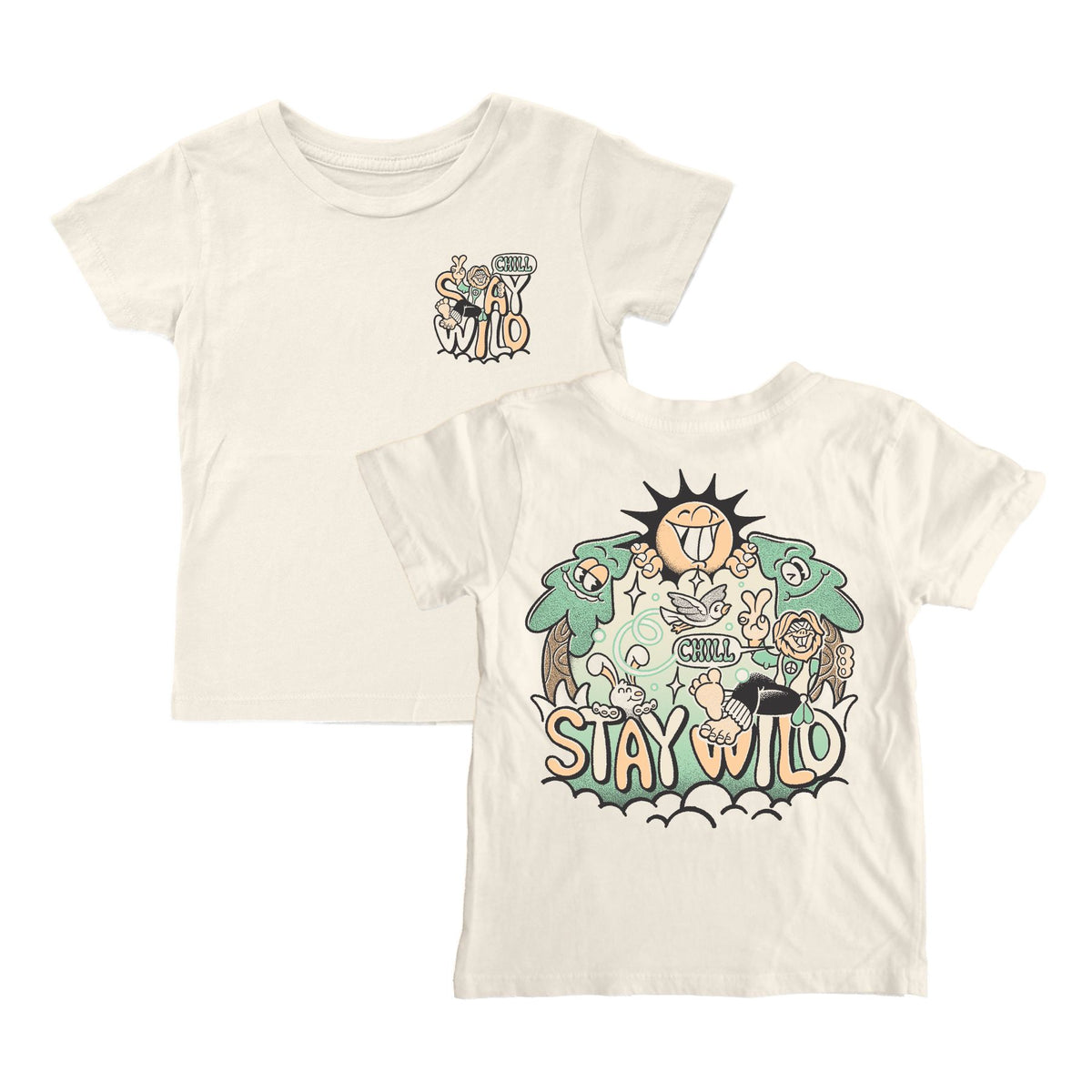 Tiny Whales Stay Wild Tee
