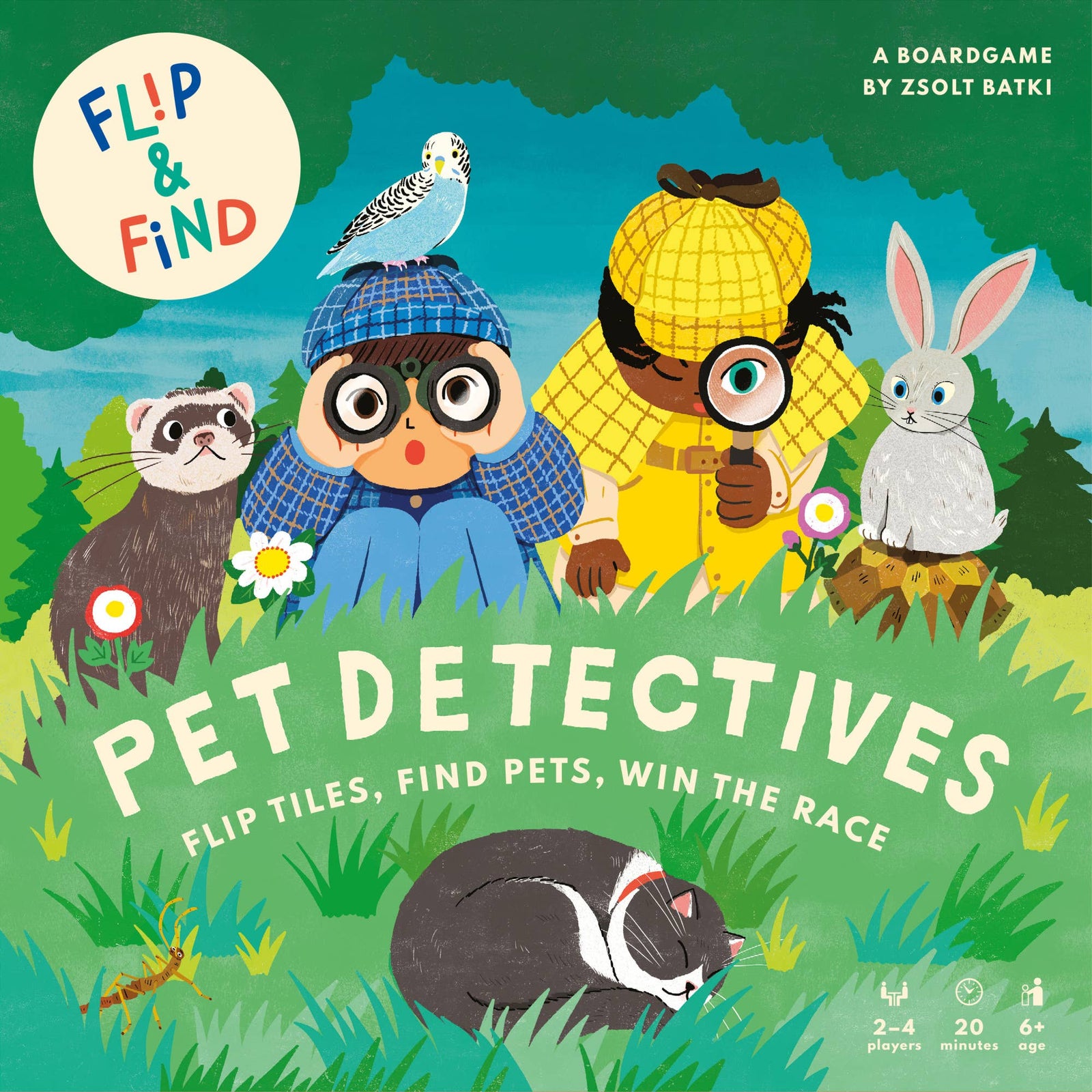Flip and Find: Pet Detectives Board Game