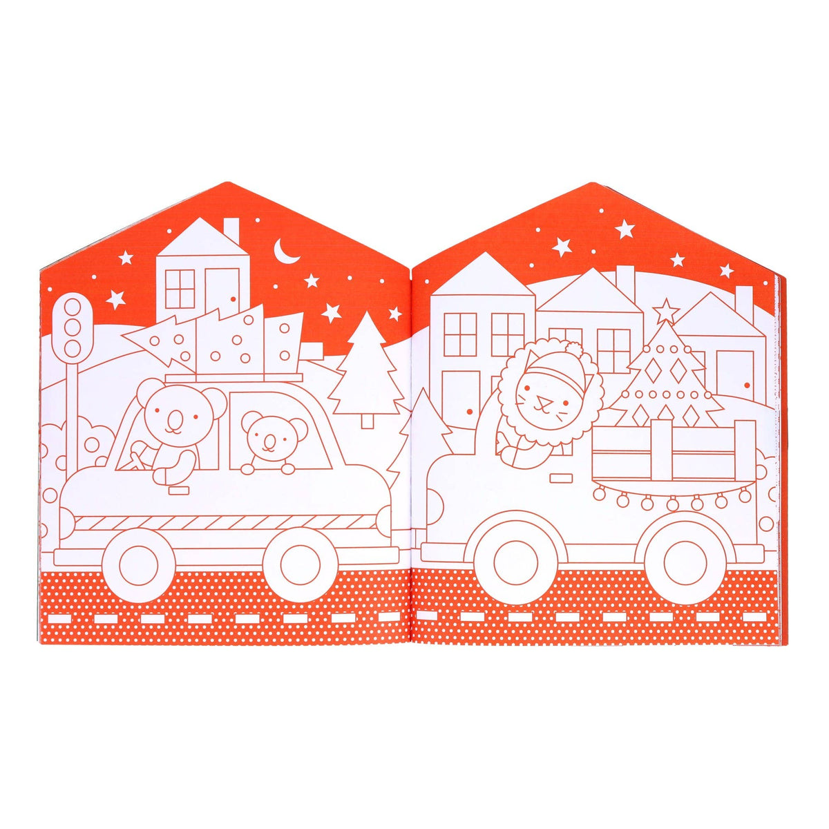 Chronicle Books - Christmas Coloring Book + Stickers