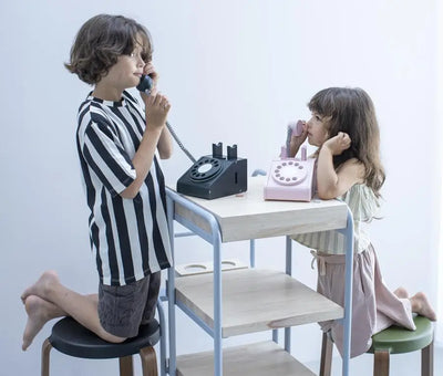 kiko+ & gg* Retro Play Telephone | Black