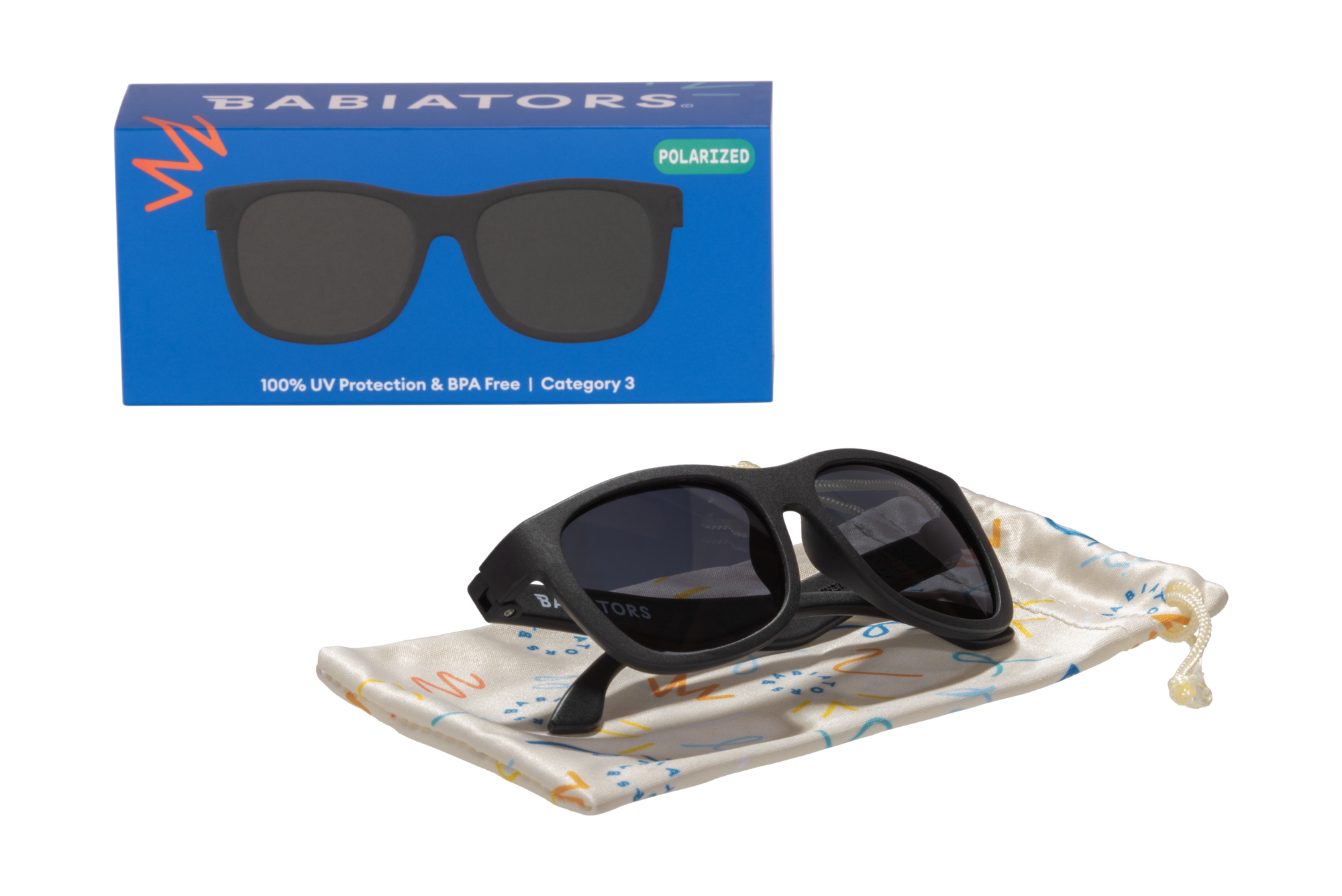 Babiators Gradient Lens Polarized Navigator Sunglasses | Black