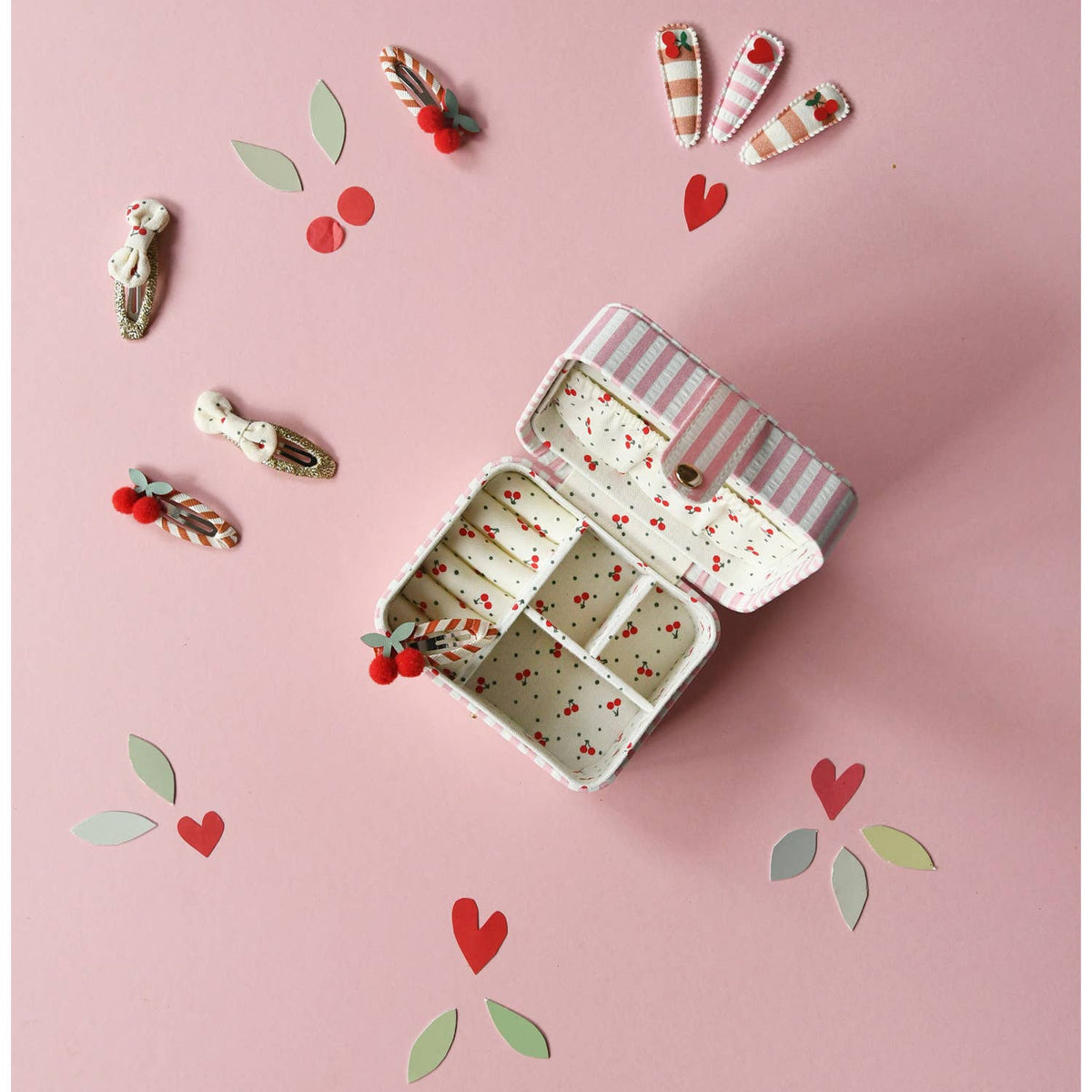 Rockahula Kids Striped Cherry Jewelry Box