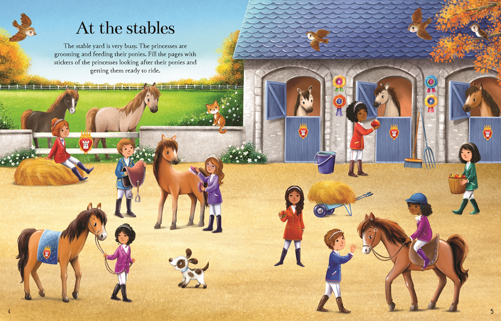 Usborne Princesses Sticker Book