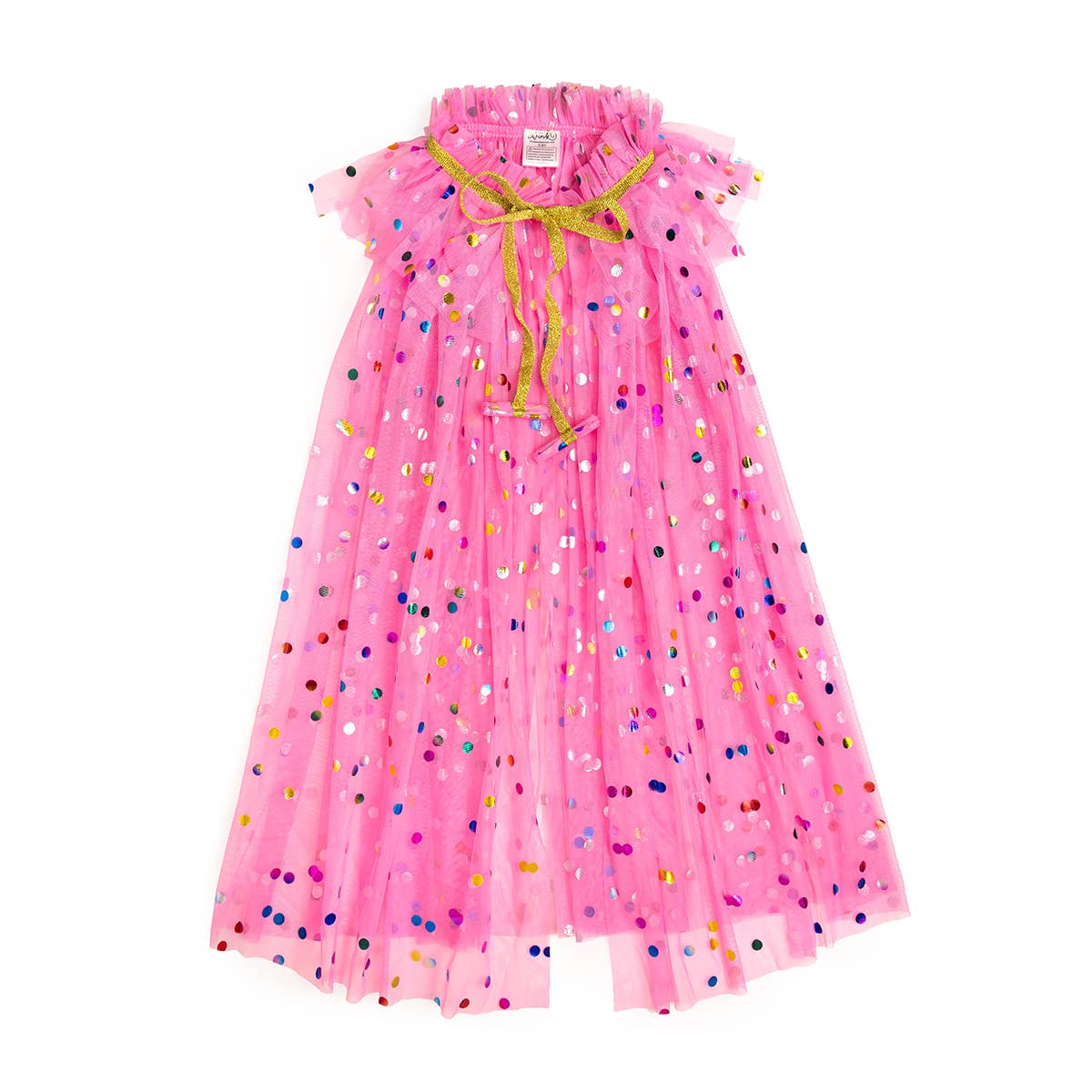 Raspberry Confetti Cape | Kids Dress Up Cape