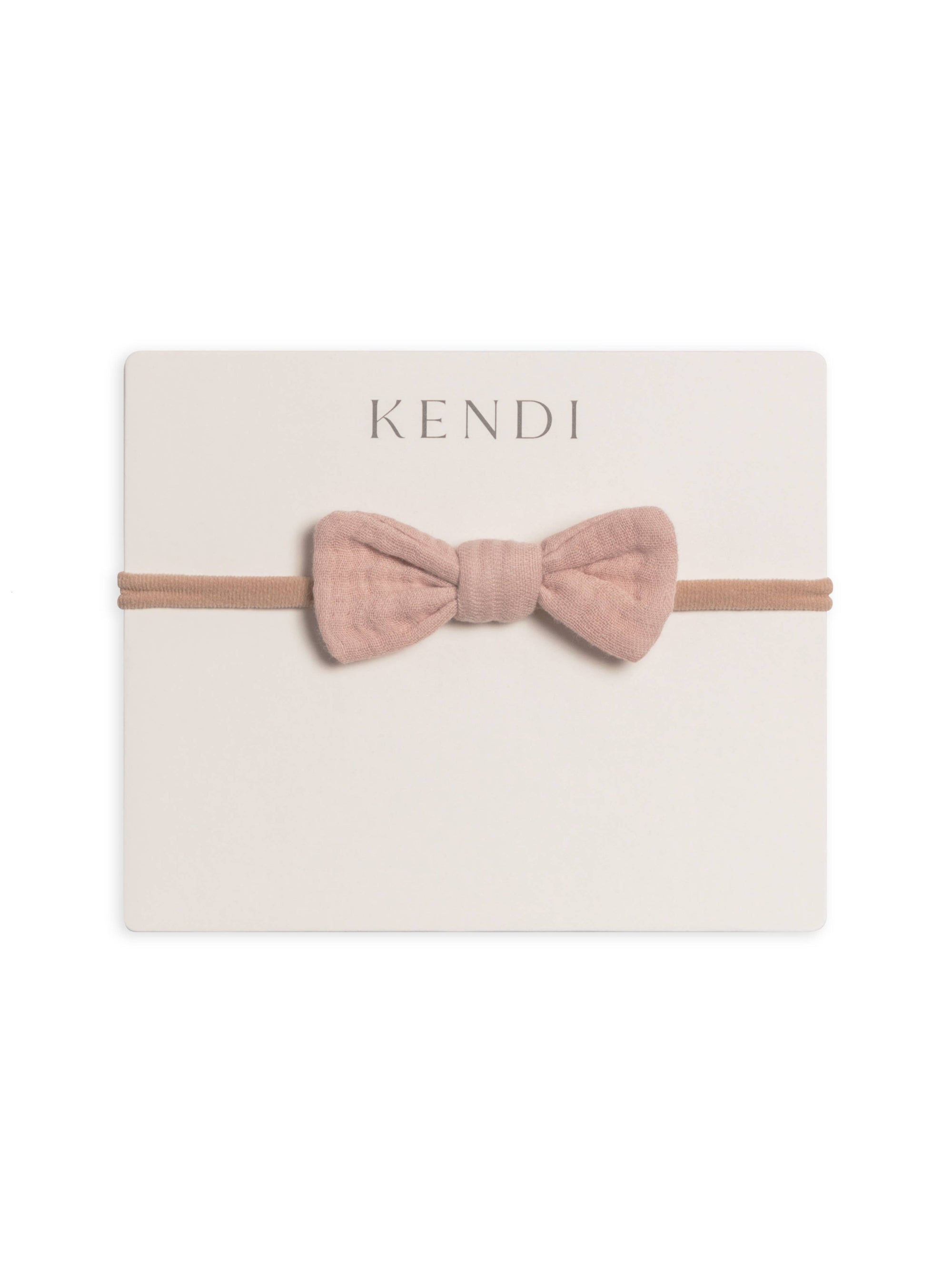 Colored Organics Organic Baby Muslin Dainty Bow Headband | Ballet
