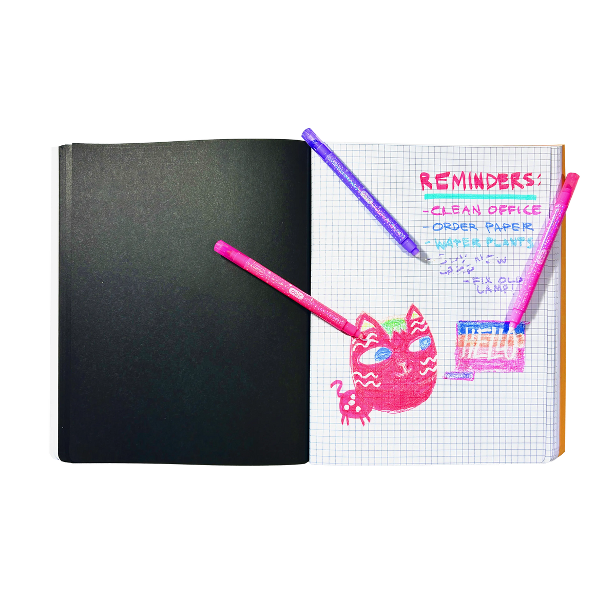 OOLY Make no Mistake! Glittery Erasable Markers | Set of 12