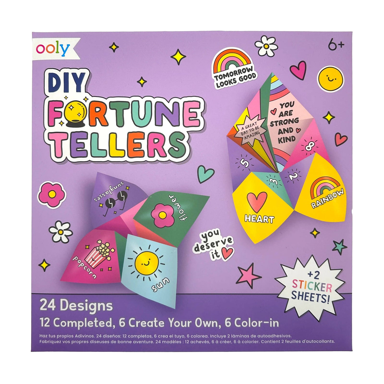 OOLY  D.I.Y. Fortune Tellers Activity Kit | Set of 24 Designs