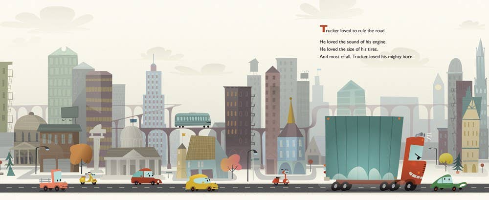 Trucker and Train Board Book