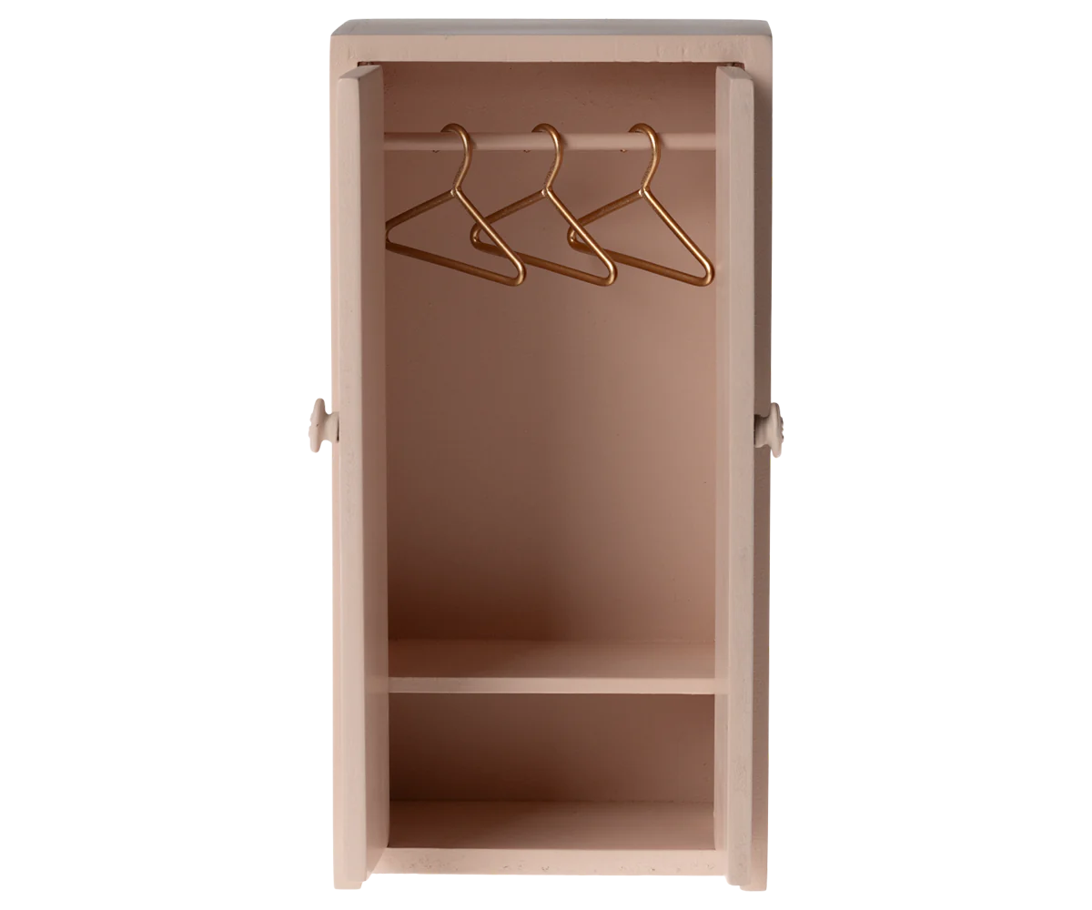 Maileg Mouse Wooden Closet | Light Rose
