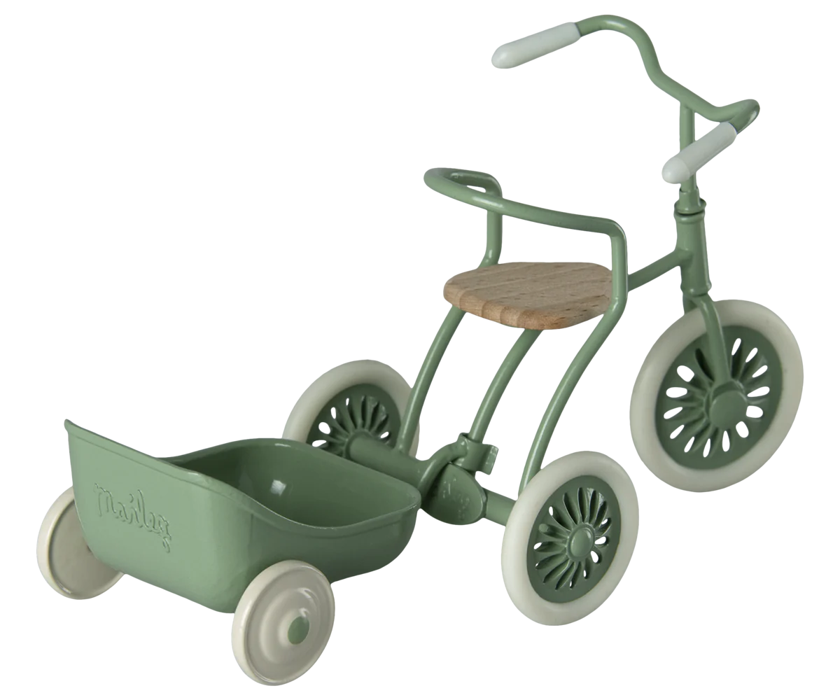 Maileg Mouse Tricycle Hanger | Green