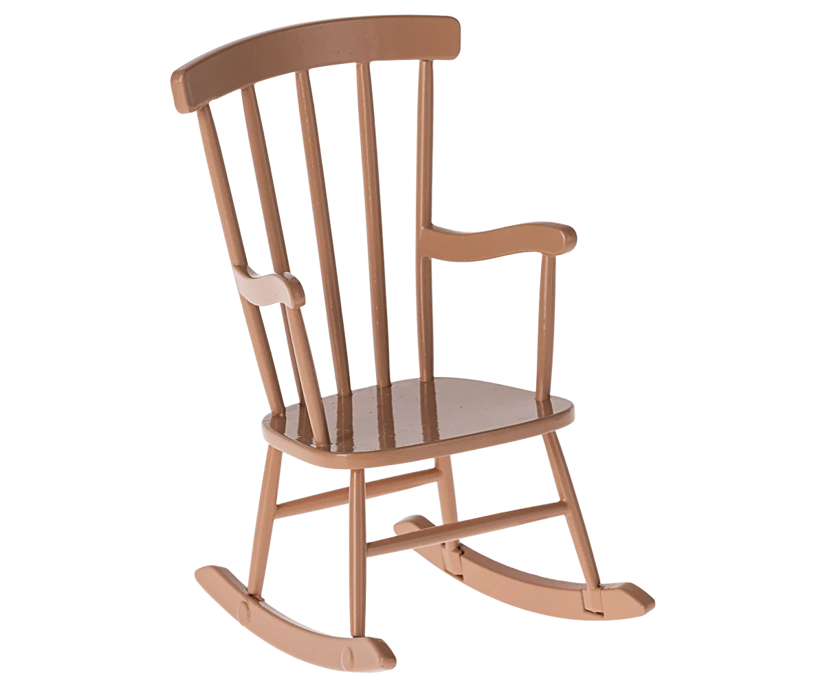 Maileg Mouse Rocking Chair | Dark Powder
