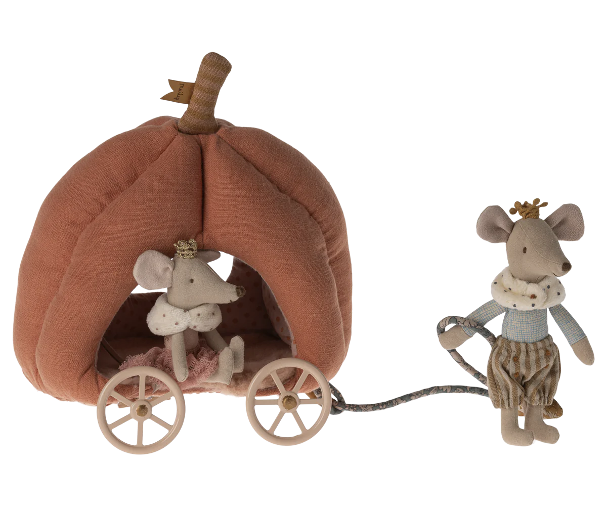 Maileg Mouse Pumpkin Carriage