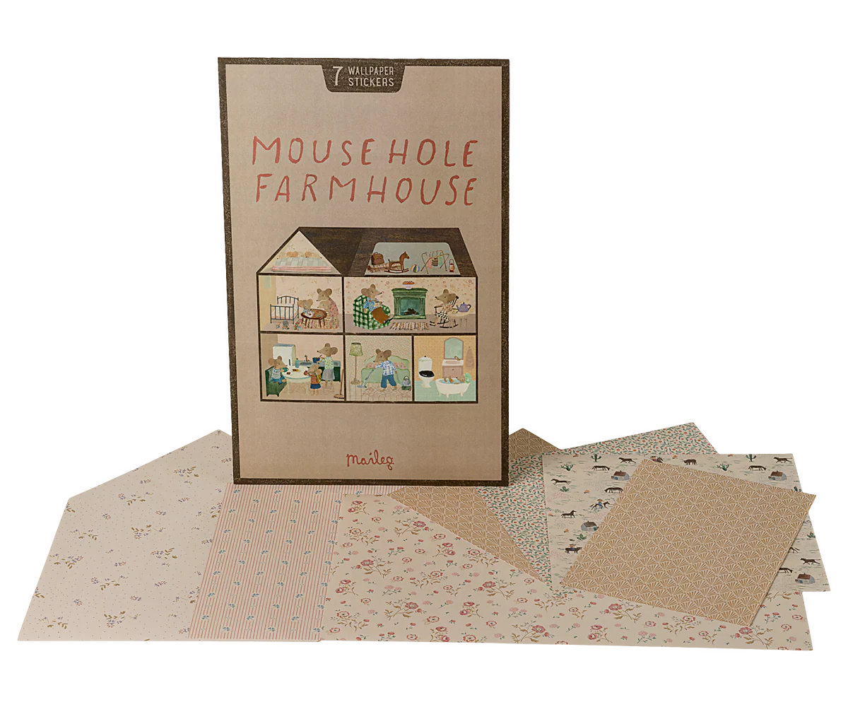 Maileg Wallpaper | Mouse Hole Farmhouse
