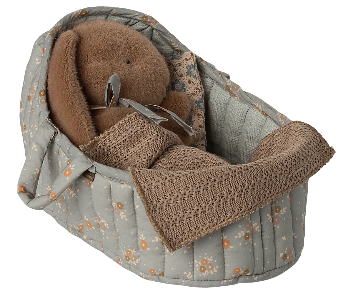 Maileg Large Carry Cot | Blue