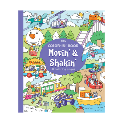 Ooly Coloring Book | Movin' & Shakin'