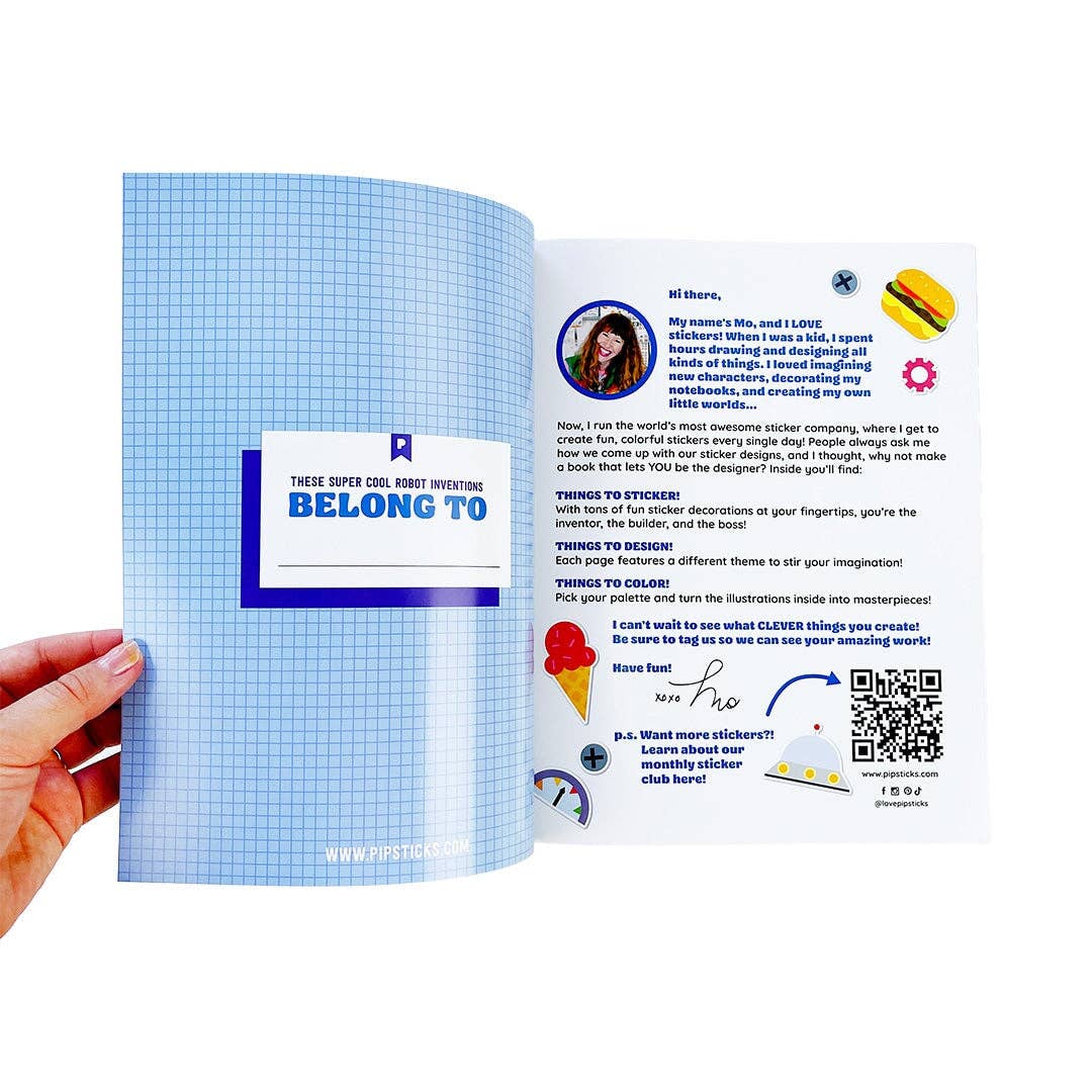 Pipsticks Design Your Own Sticker Book | Stickerbots