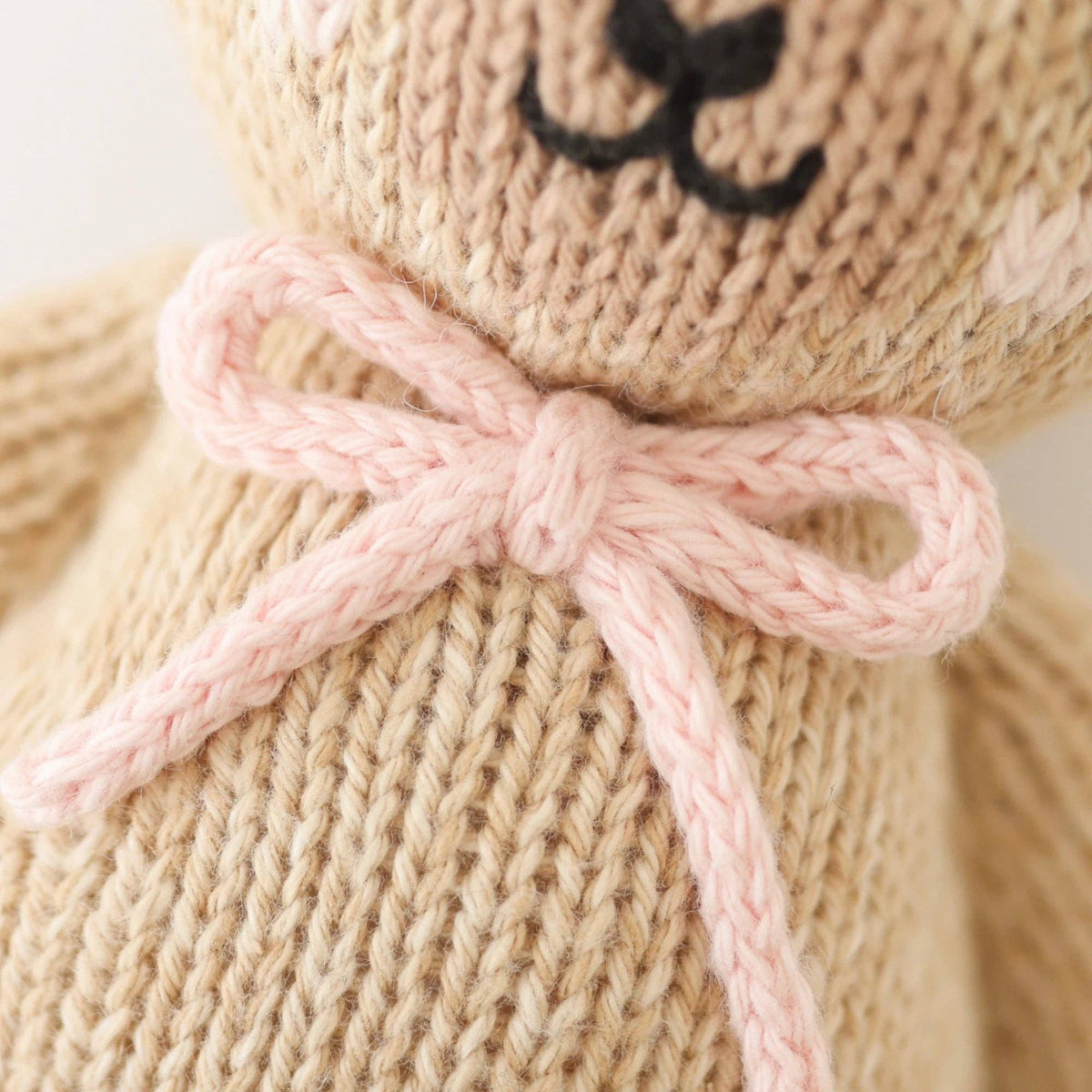 cuddle+kind Baby Honey Bear | Blush  Bow