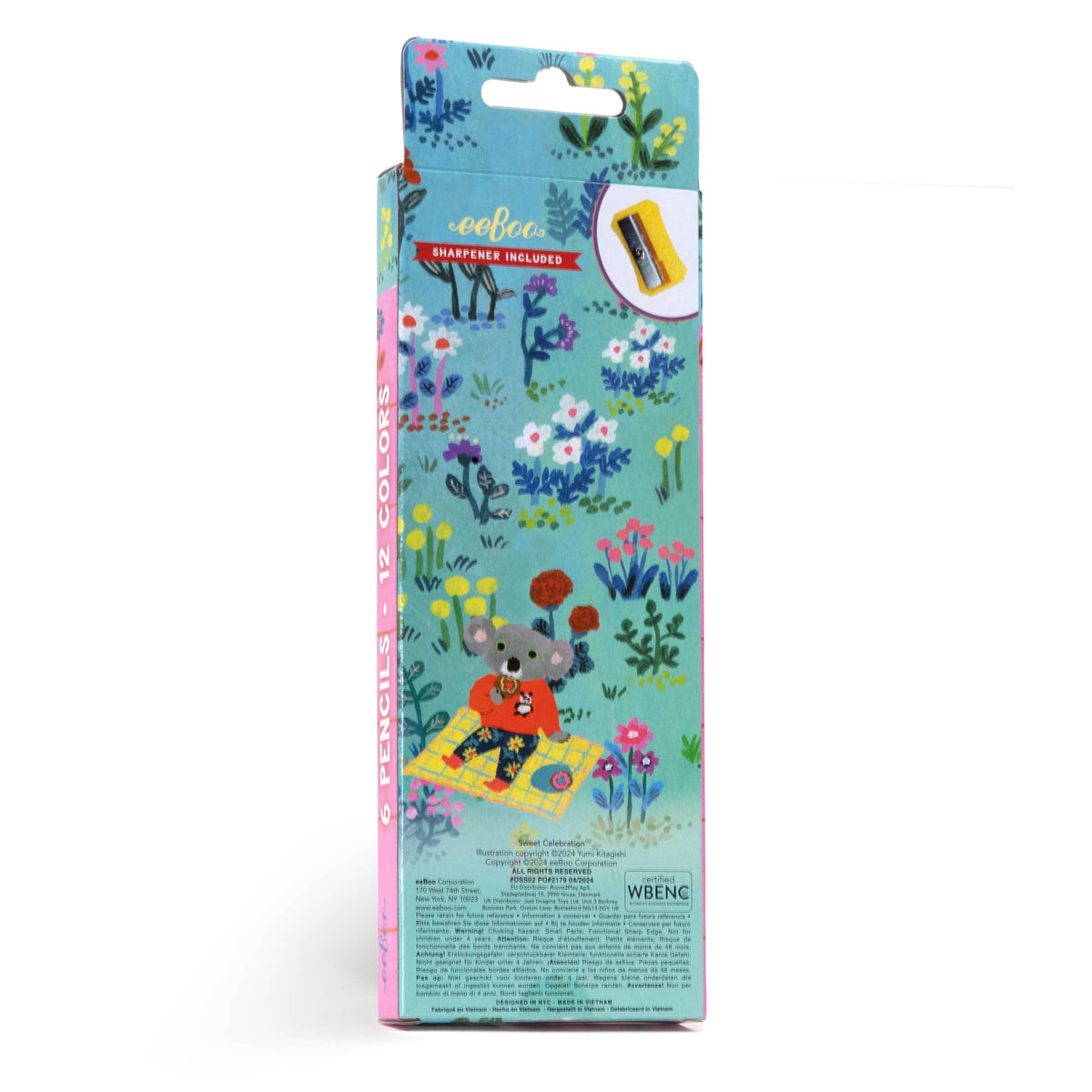 eeBoo Sweet Celebration Jumbo Color Pencils