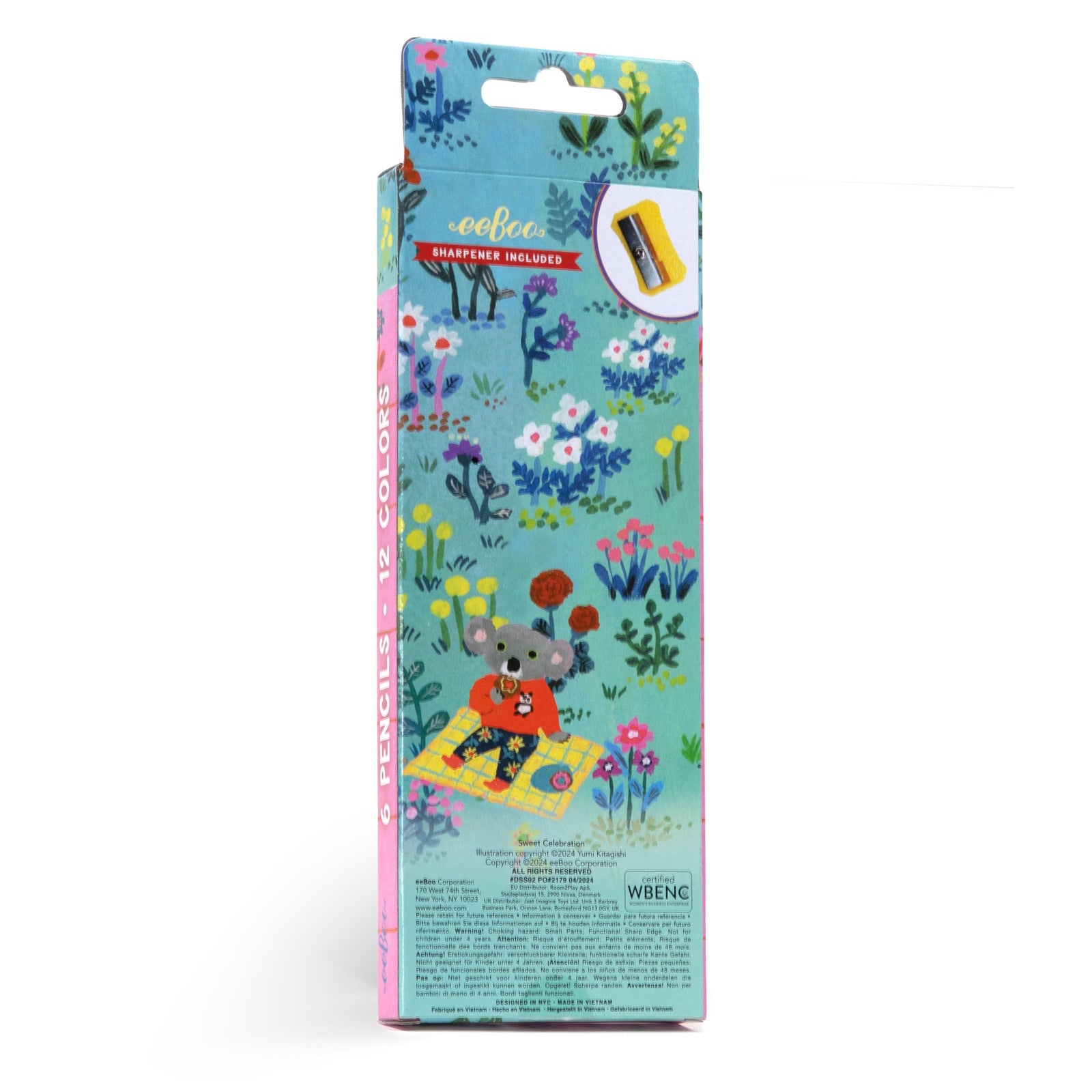 eeBoo Sweet Celebration Jumbo Color Pencils