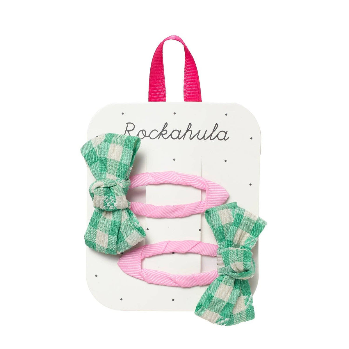 Rockahula Kids Gertie Gingham Twisty Bow Clips