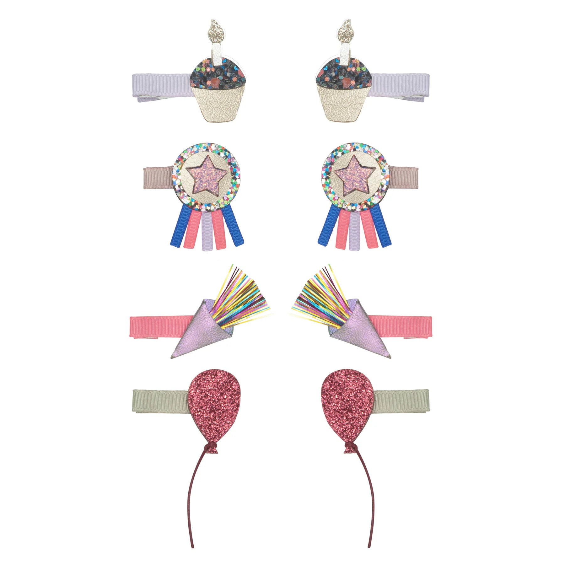 Mimi & Lula Birthday Theme Hair Clips