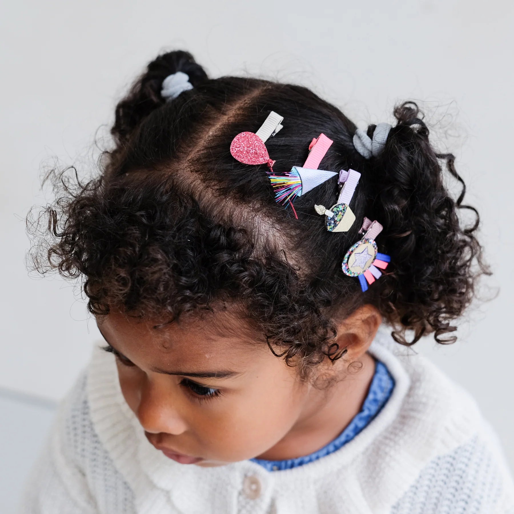 Mimi & Lula Birthday Theme Hair Clips