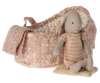 Maileg Bunny in a Carry Cot | Assorted Colors