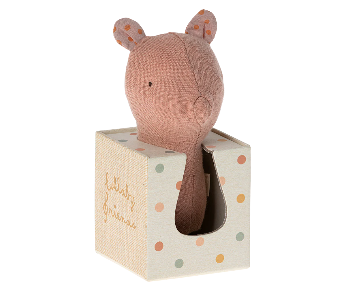Maileg Lullaby Friend Rattles | Pig