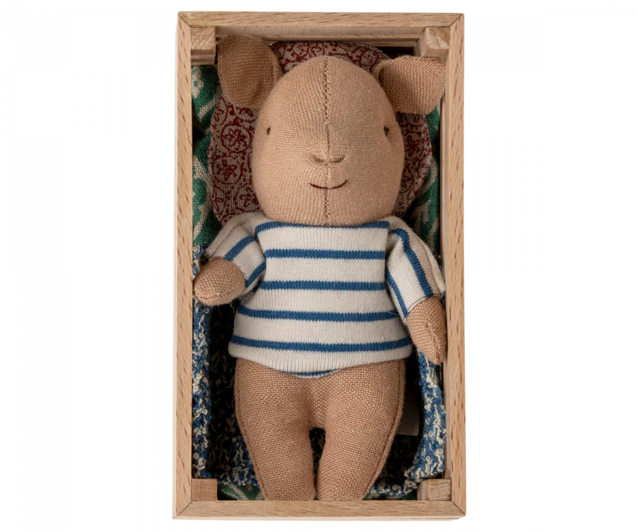 Maileg Pig in Box | Baby Boy