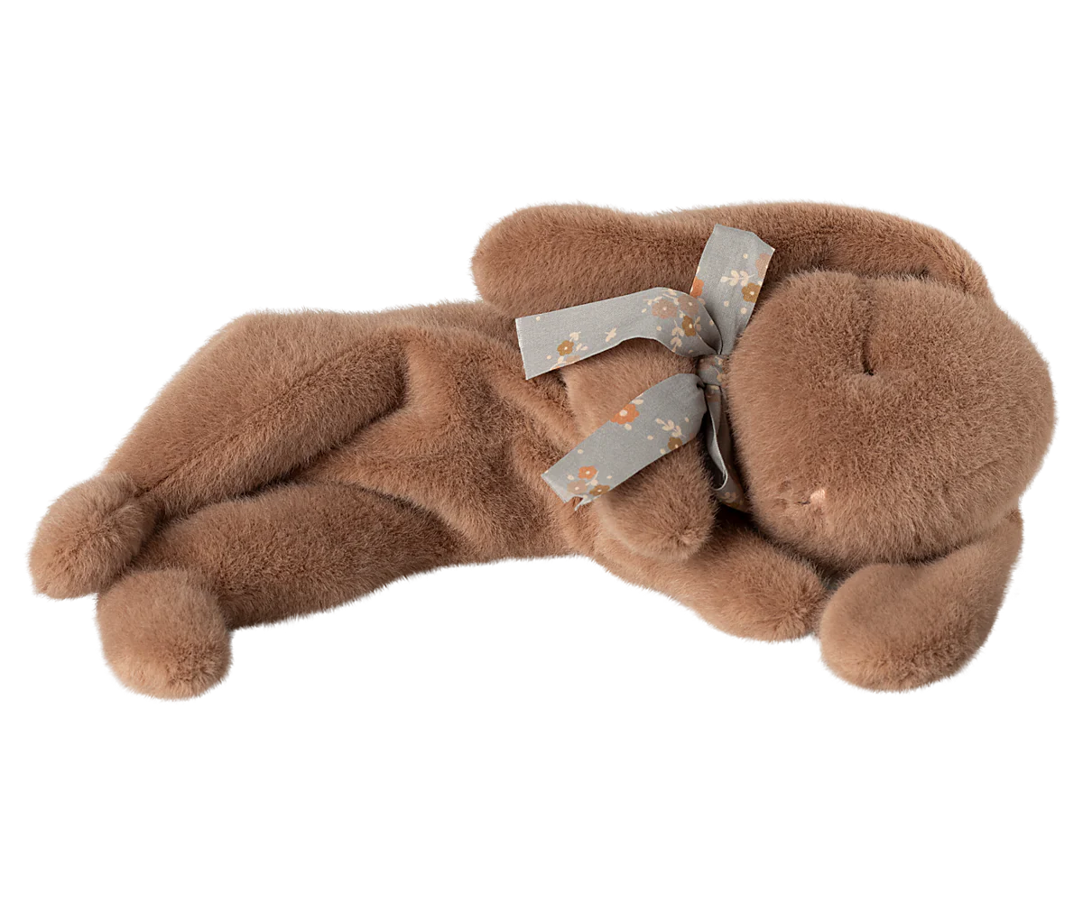 Maileg Sleeping Bunny Plush | Soft Brown