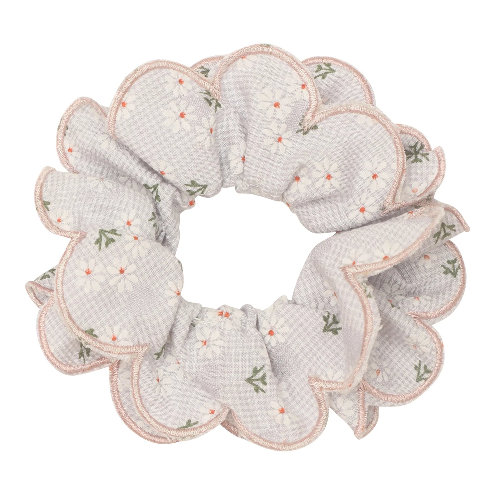 Mimi & Lula Scalloped Floral Scrunchie