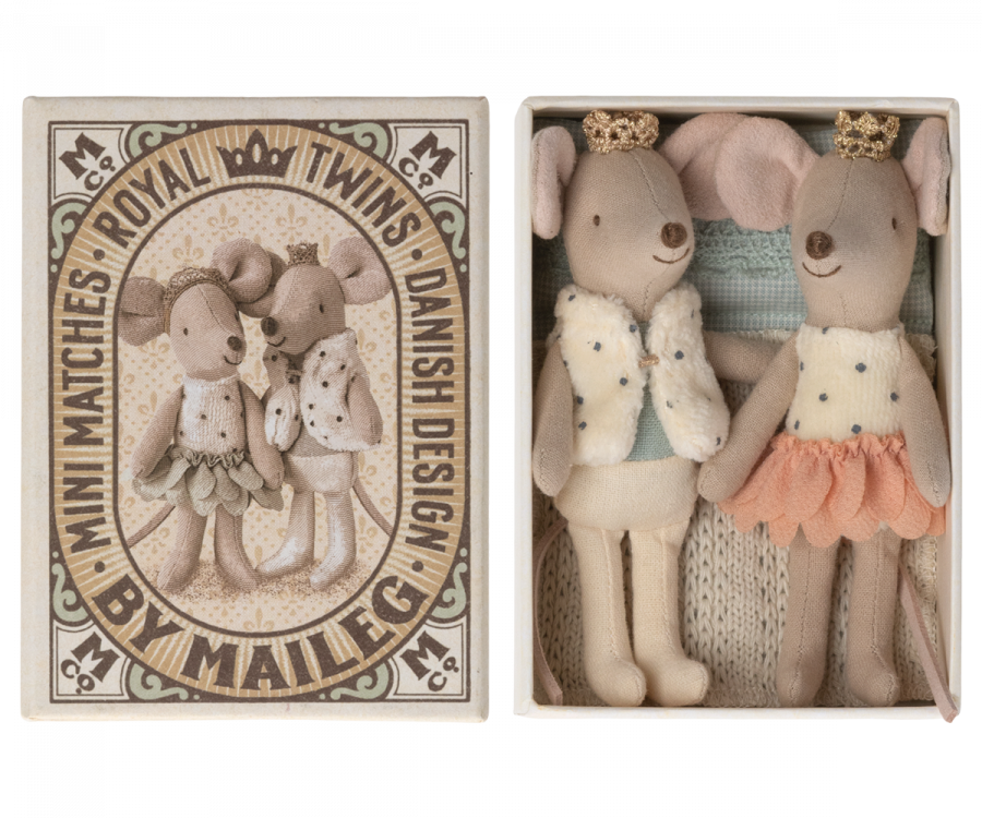 Maileg Royal Twins | Little Brother + Sister in a Box
