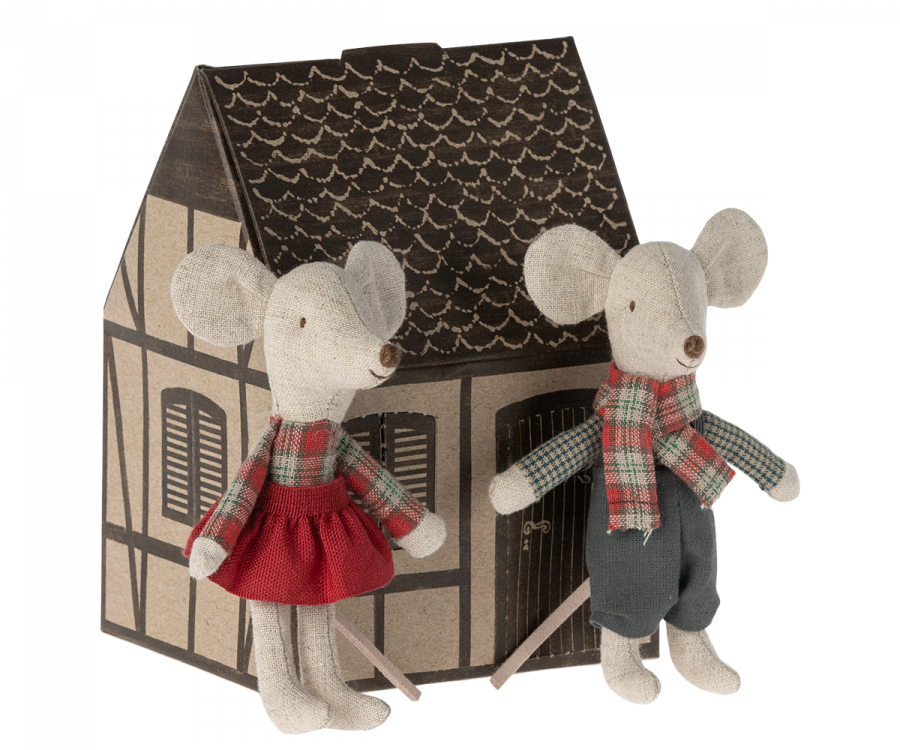 Maileg Winter Mouse Twins