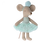 Maileg Little Sister Ballerina Mouse | Light Mint