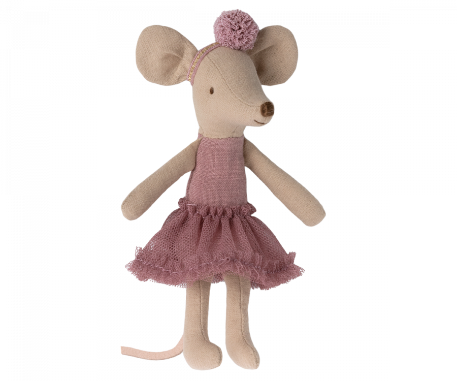 Maileg Big Sister Ballerina Mouse | Heather Purple