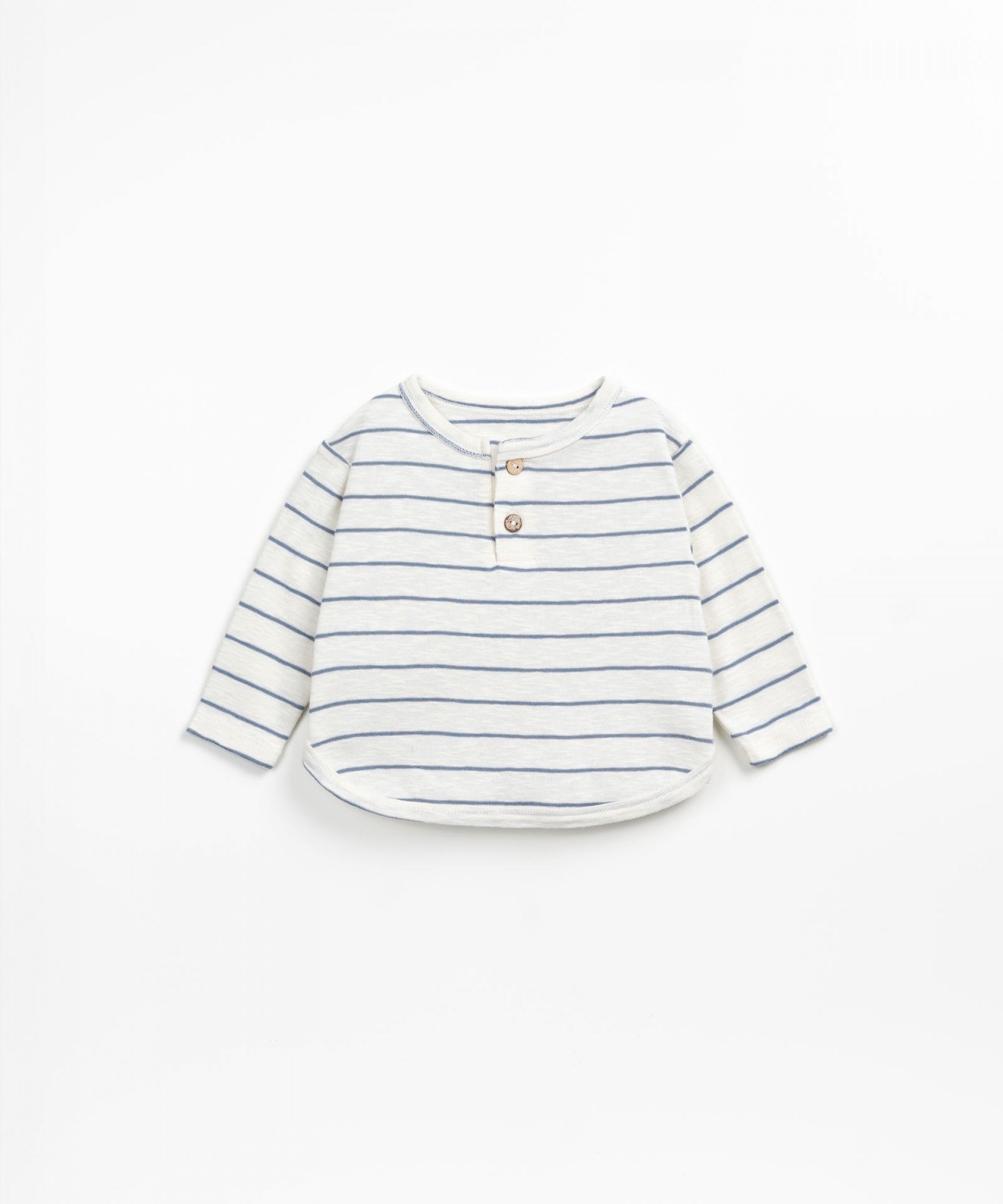 Play Up Organic Striped Shirt | Sea Stripe