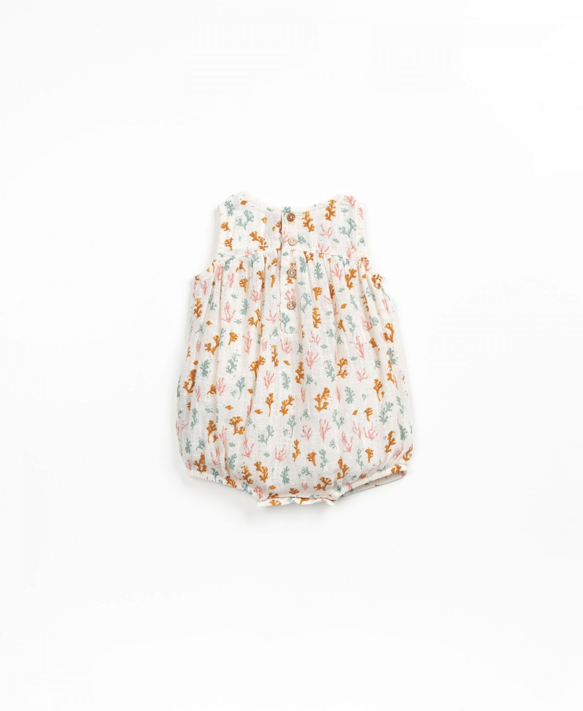 Play Up Organic Jumpsuit | Coral Print