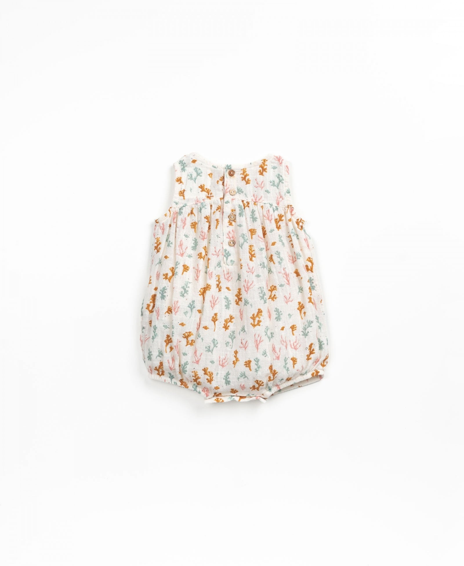 Play Up Organic Jumpsuit | Coral Print