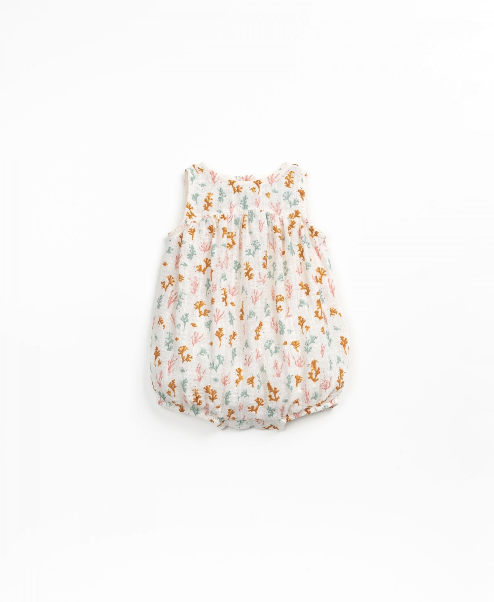 Play Up Organic Jumpsuit | Coral Print