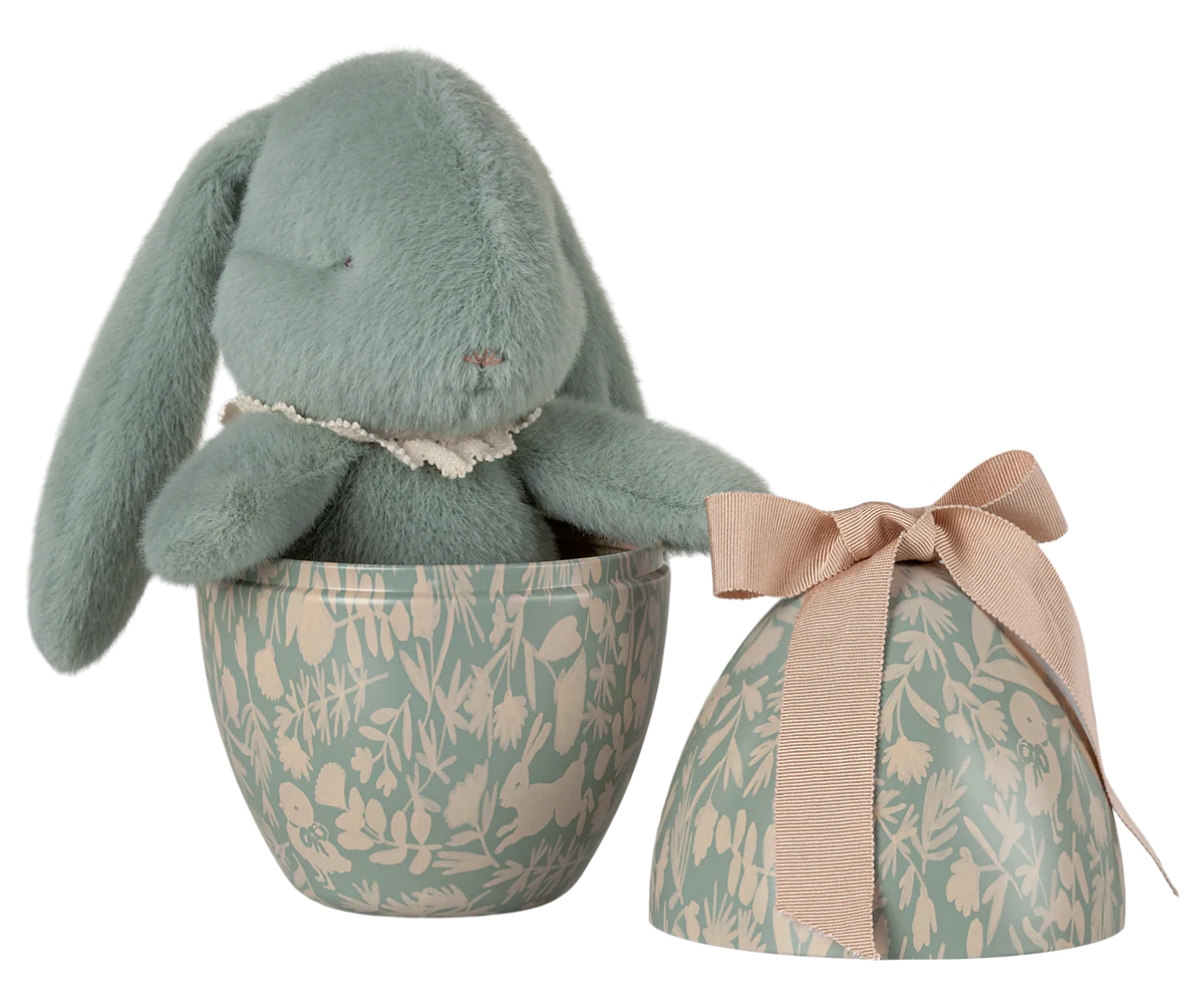 Maileg Easter Egg WITH Bunny | Mint