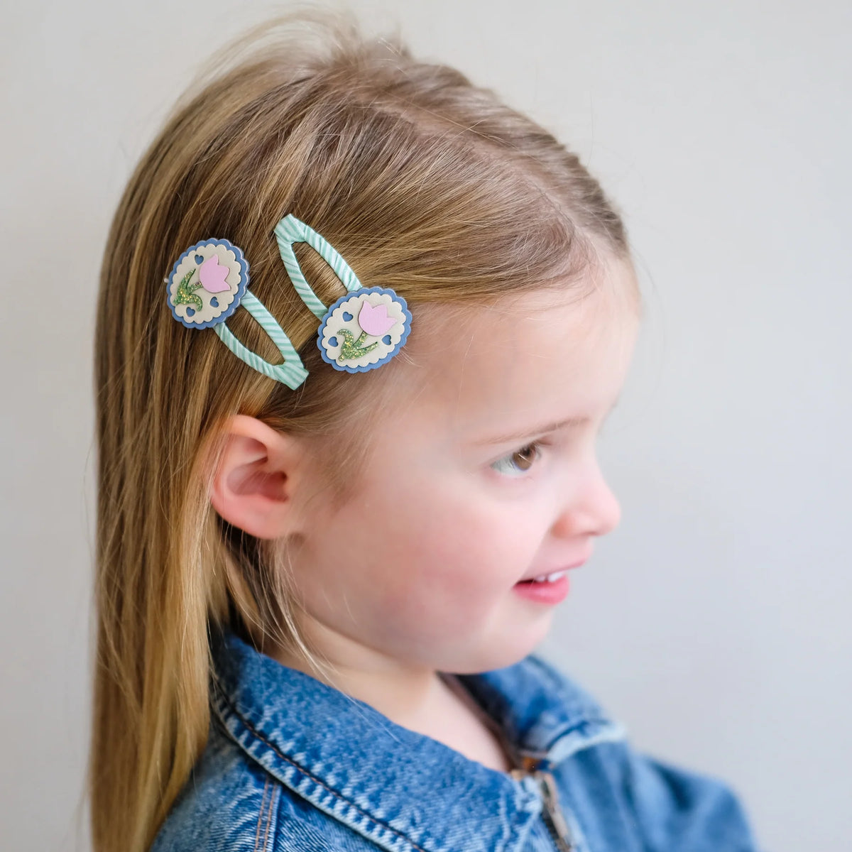 Mimi & Lula Tulip Scallop Frame Tulip Clips