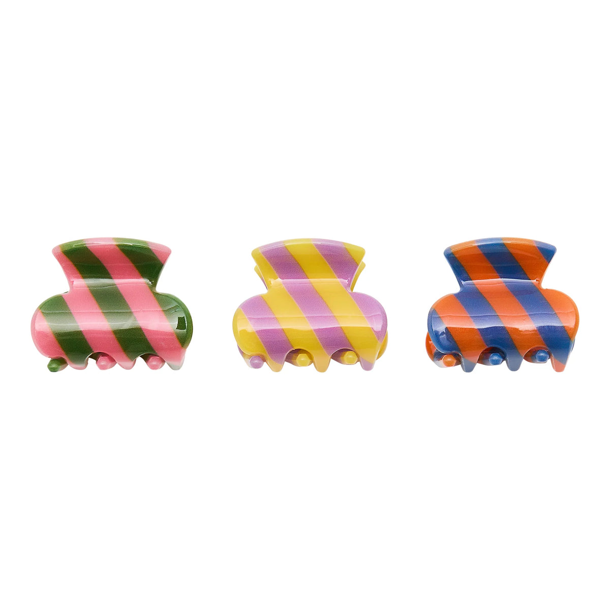 Mimi &amp; Lula Striped Mini Claw Clips