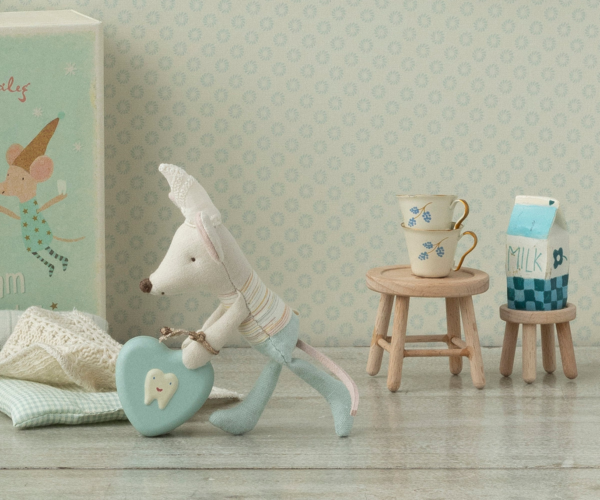 Maileg Mouse Table + Stool Set