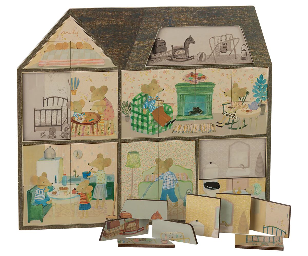 Maileg Mouse Hol Farmhouse Puzzle