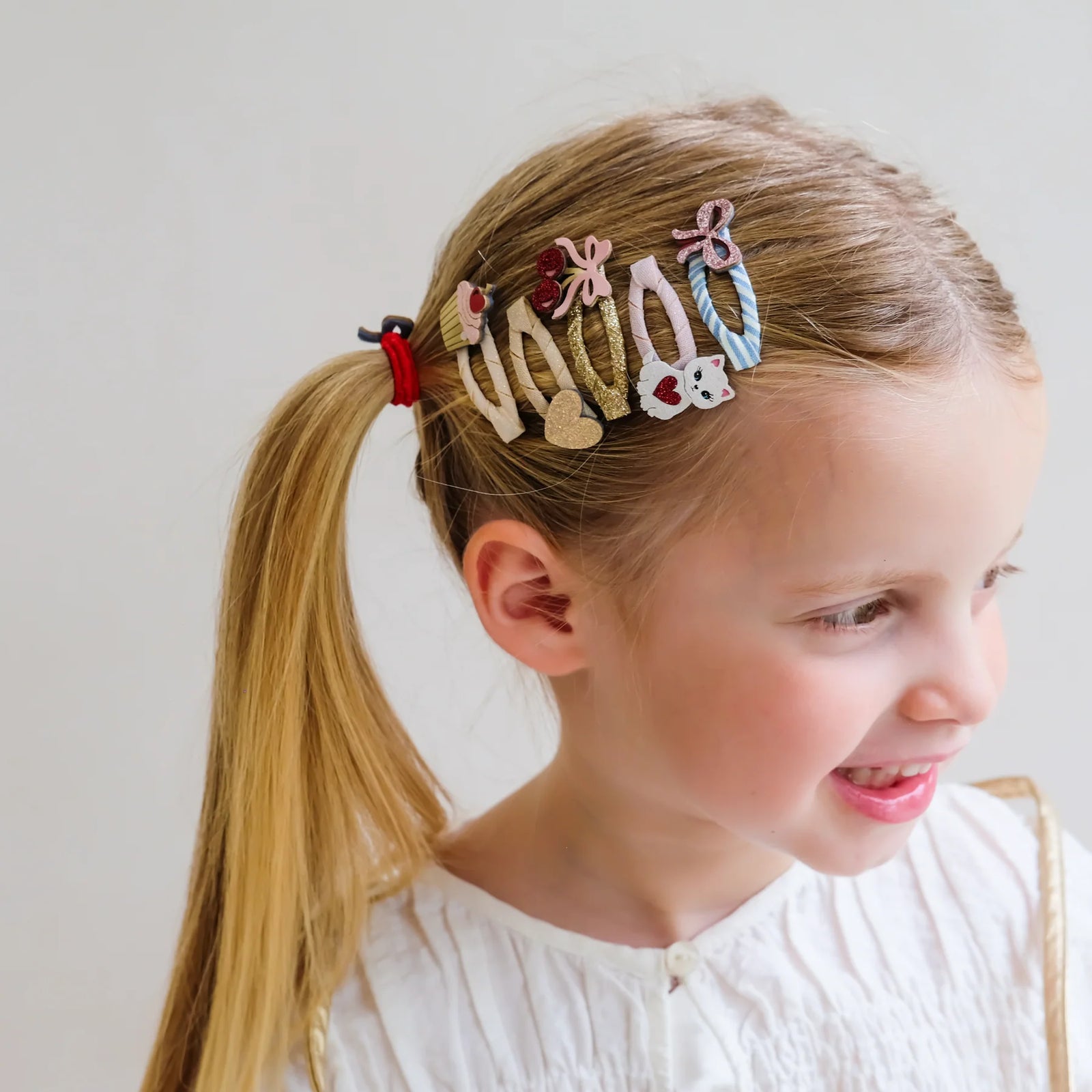 Mimi & Lula Kittybow Mini Hair Clips