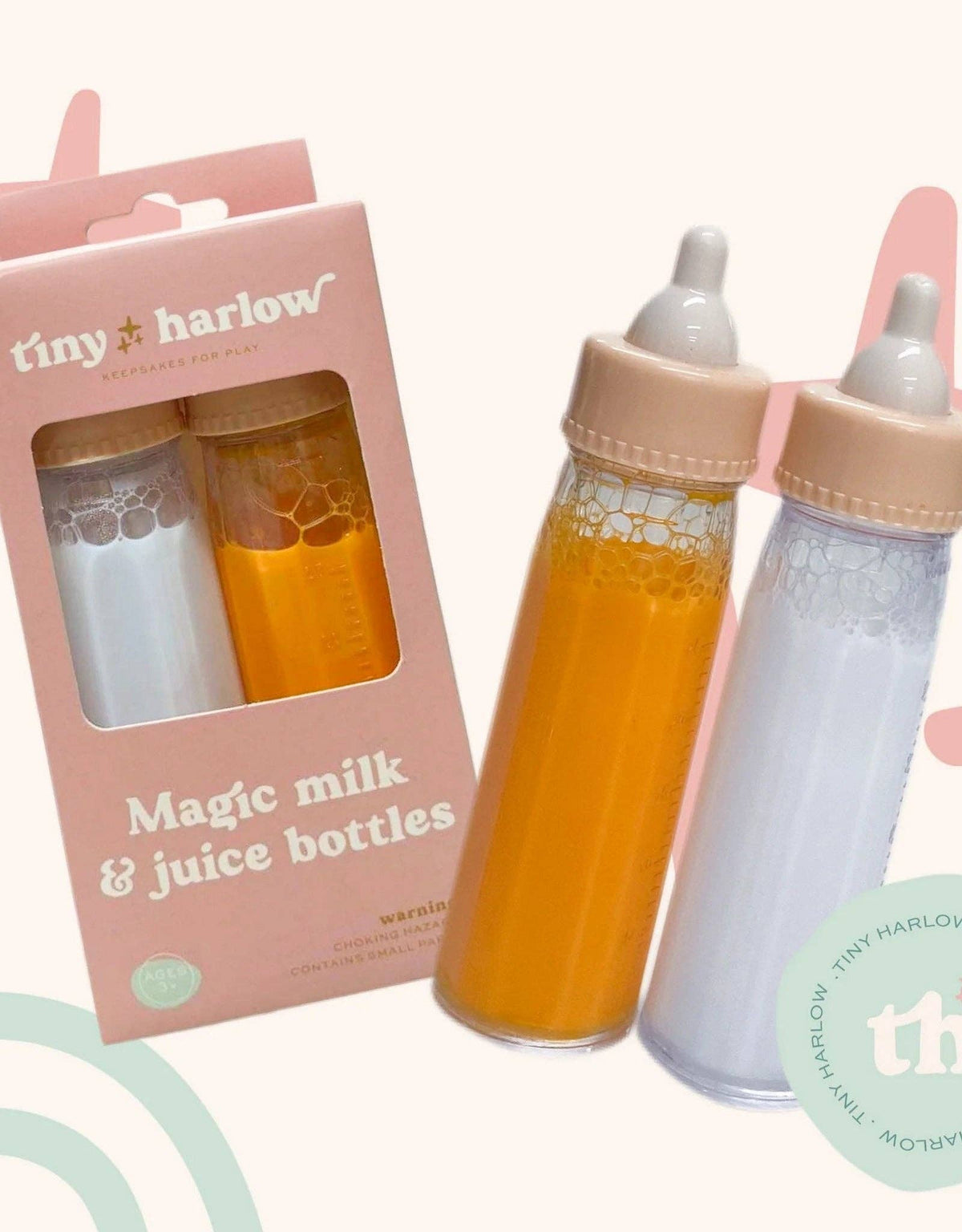 Tiny Harlow Bottled Milk and Juice set