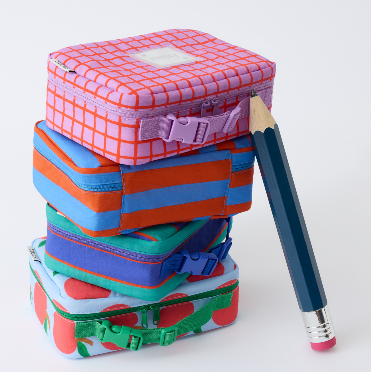 Kindred Bravely Cool Kid Lunch Box | Orchid Grid